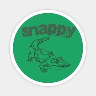 Snappy Gator – Bold Minimal Alligator Line Art Magnet